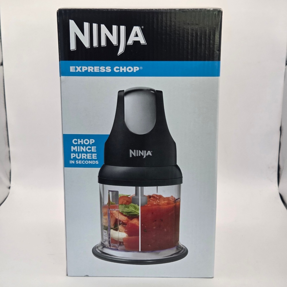 Ninja Express Chop NJ100WM Black Silver 16oz Food Processor 200W New
